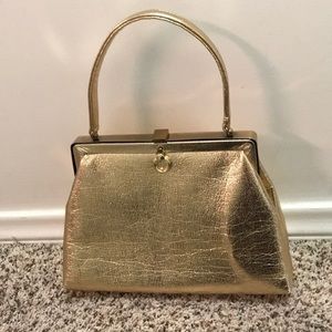 **Vintage gold elegant evening purse